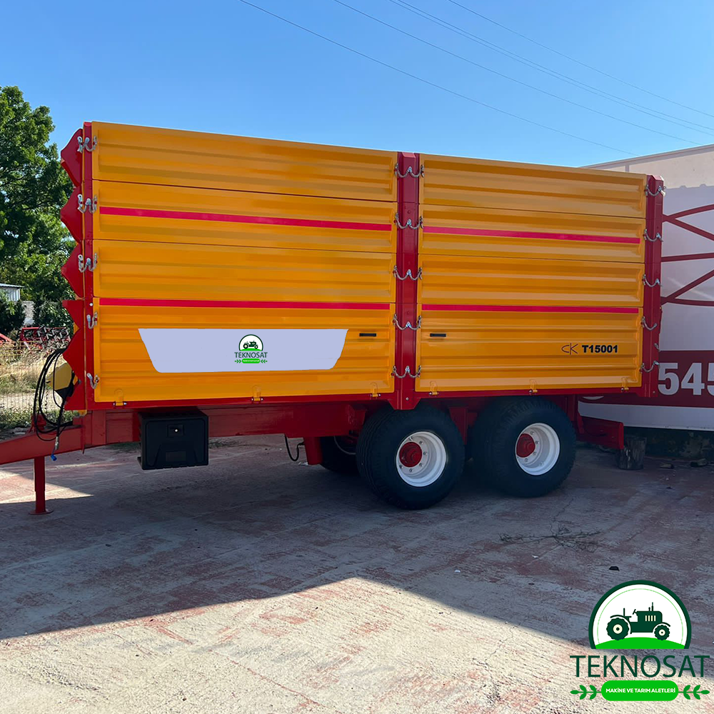 Üç Dingil 4 Lastik Tridem Damperli Römork